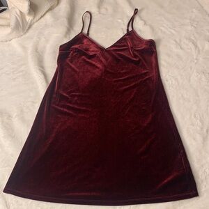 Abercrombie & Fitch Burgundy Mini Dress